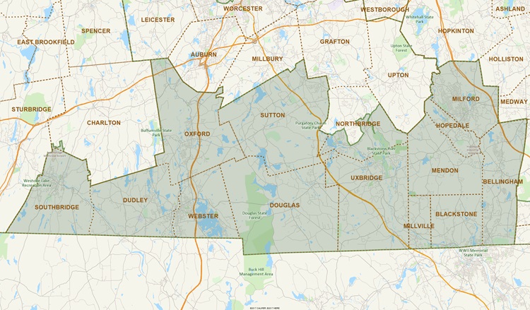 Worcester and Norfolk Senate District
